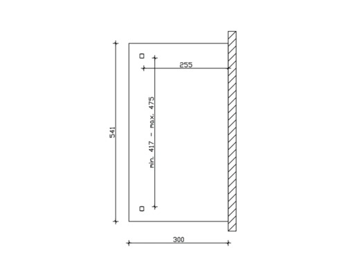 Schéma technique avec dimensions d''un produit