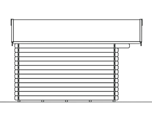 Illustration d''un chalet de jardin en bois massif