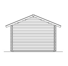Image d''un abri de jardin en bois