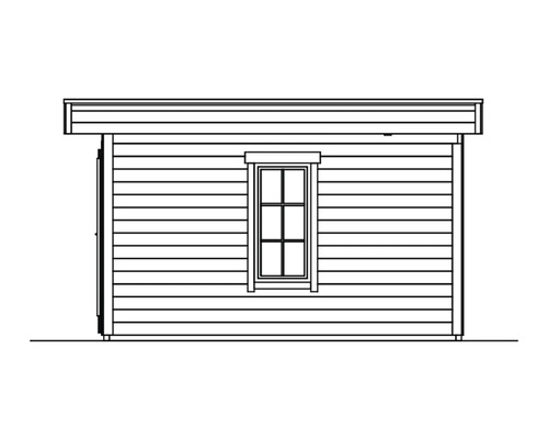 Illustration d''un abri de jardin avec fenêtre
