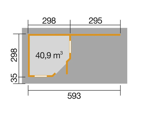 Plan d''un abri de jardin avec dimensions