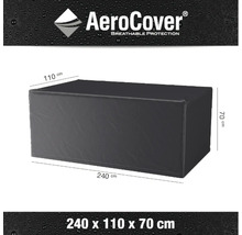 AeroCover Schutzhülle für Gartenmöbel, 240 x 110 x 70 cm