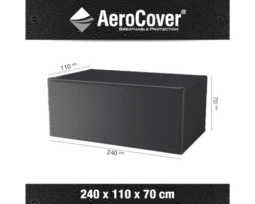 AeroCover Schutzhülle für Gartenmöbel, 240 x 110 x 70 cm