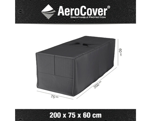 AeroCover Schutzhülle für Gartenmöbel, 200 mal 75 mal 60 Zentimeter