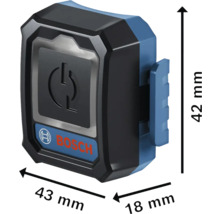 Logo Bosch avec les dimensions du produit