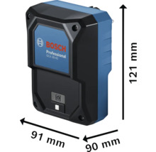 Adaptateur Bosch GCA 30-42 avec dimensions 91 mm x 90 mm x 121 mm
