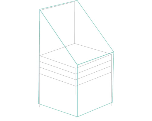 Schéma d''un système d''étagères modulaires