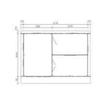Plan d''un abri de jardin avec dimensions