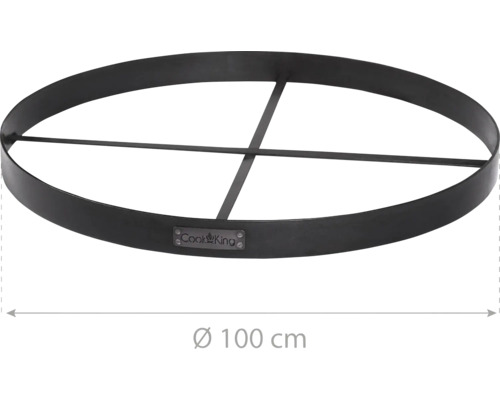 CookKing Feuerschalenring mit einem Durchmesser von 100 cm