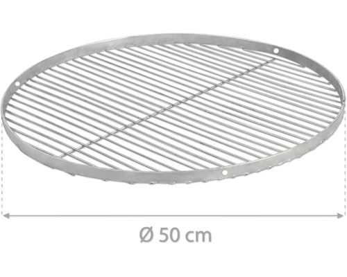 Grille de cuisson ronde, diamètre 50 cm
