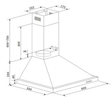 Held Möbel Küchenzeile mit Geräten Mailand 280 cm grau hochglanz zerlegt 570.1.6211