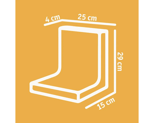 Dessin technique d''un profilé d''angle avec dimensions